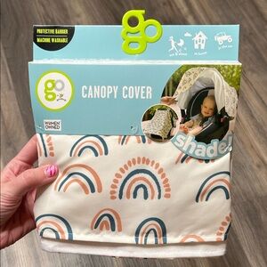 NWT Go by Goldbug Car Seat Canopy Rainbow